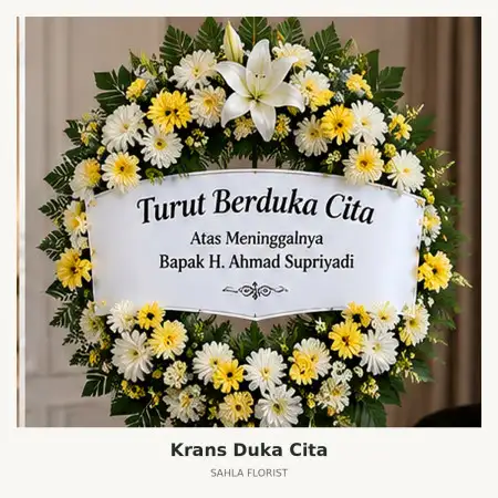 Krans Bunga Duka Tanjung Duren